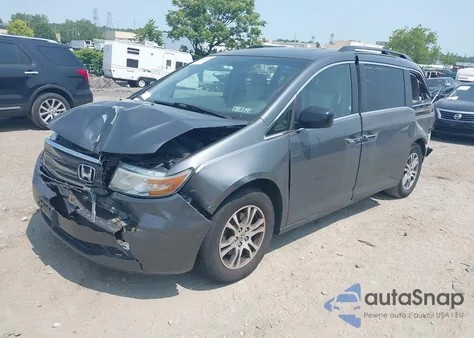 2013 Honda Odyssey Ex-L z USA, uszkodzony, nr VIN 5FNRL5H63DB022862